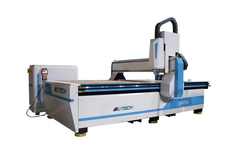 Bộ định tuyến Cnc ATC 4 trục 1300mm * 2500mm hạng nặng cho nội thất