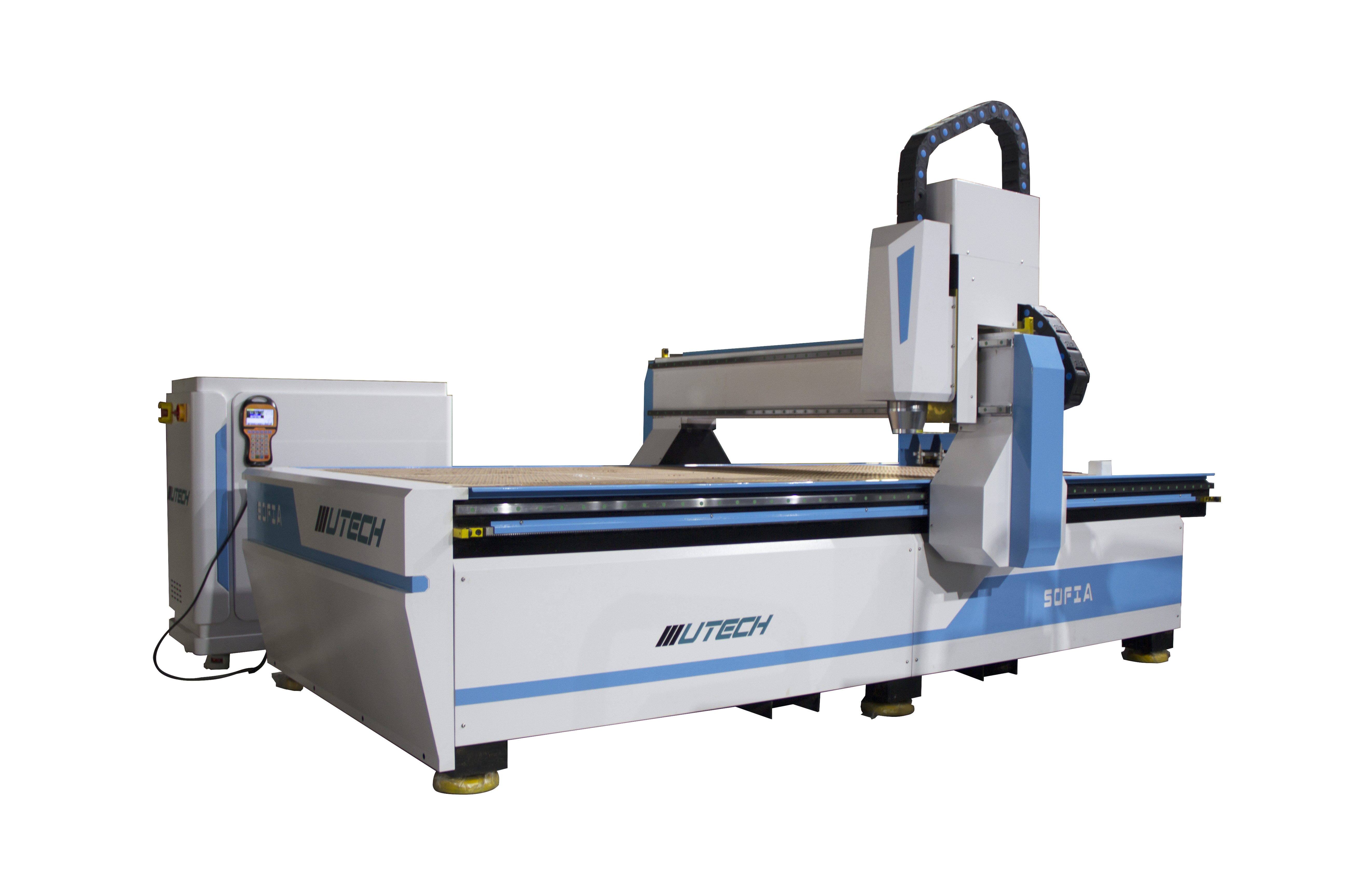 Bộ định tuyến Cnc ATC 4 trục 1300mm * 2500mm hạng nặng cho nội thất