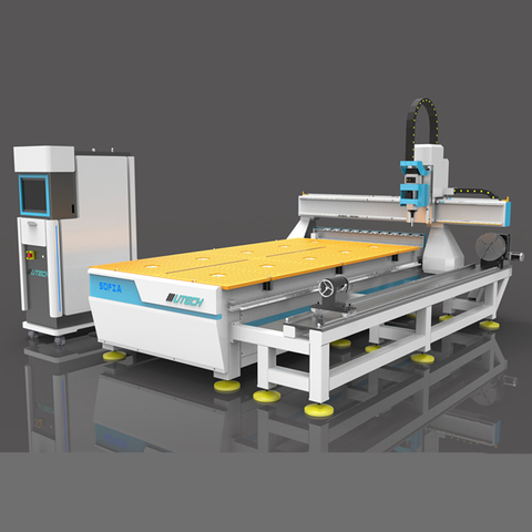 1530 Máy khắc tự động Bộ định tuyến CNC 3d ATC để làm cửa tủ gỗ