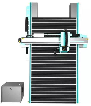 Máy cắt tấm PVC Foam KT CCD cộng với dao dao động Bộ định tuyến CNC gỗ