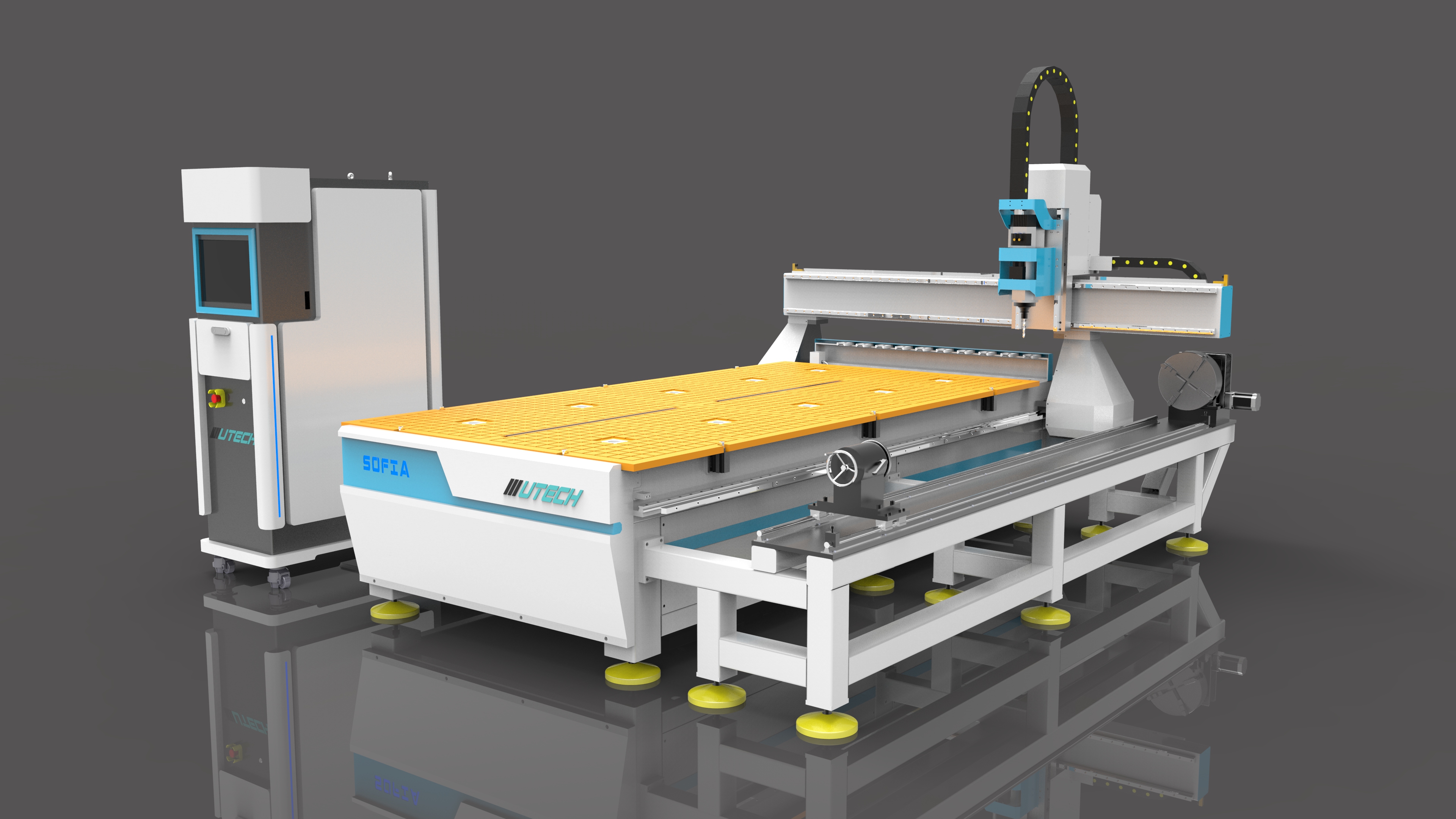 Trục thứ 4 ATC CNC